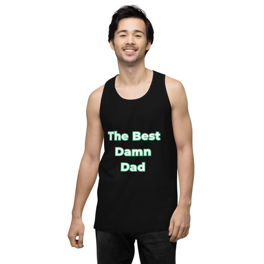 The Best Damn Dad tank top