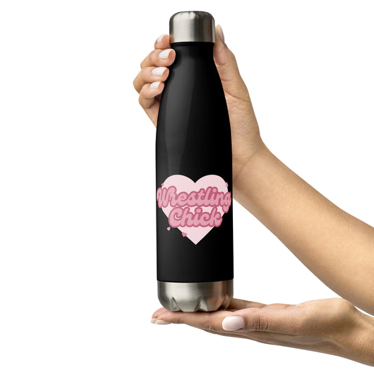 Wrestling Chick water bottle